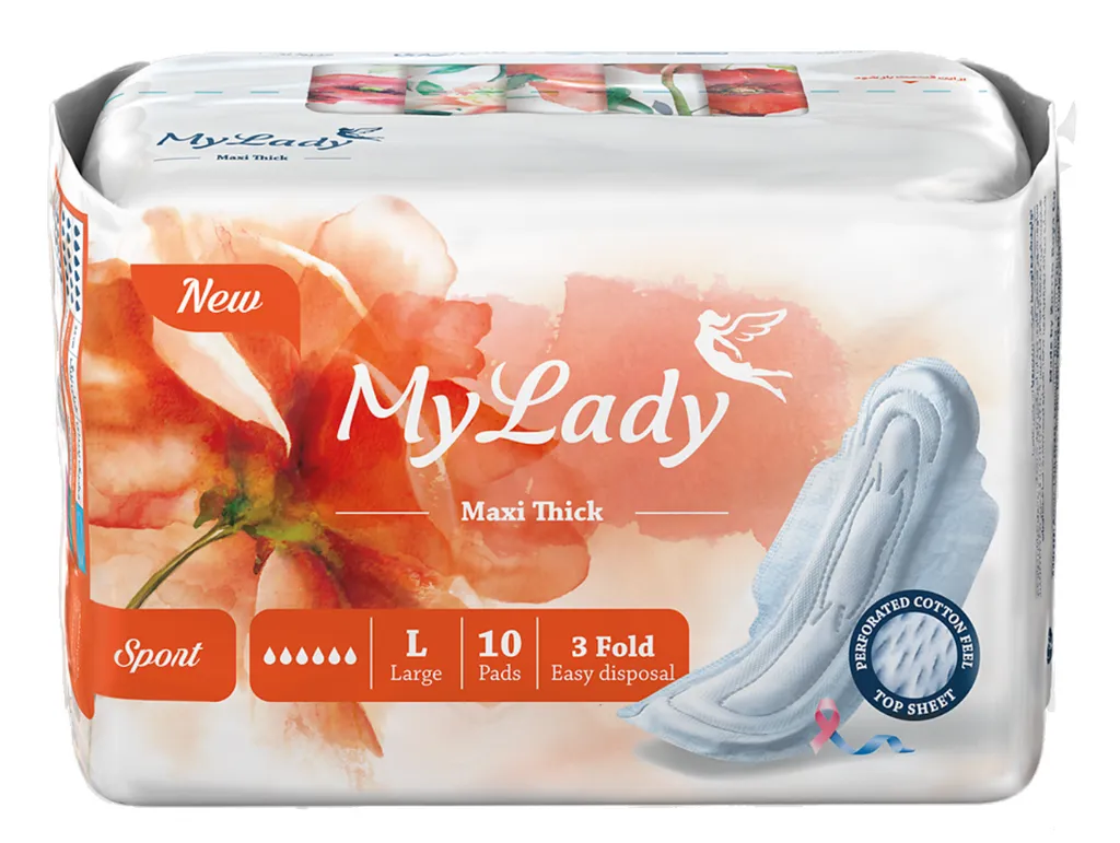 MYLADY ПРОКЛАДКИ ЖЕНСКИЕ УТОЛЩЕННЫЕ MAXI THICK SPORT Р L ПРОКЛАДКИ ЖЕНСКИЕ ГИГИЕНИЧЕСКИЕ    №10