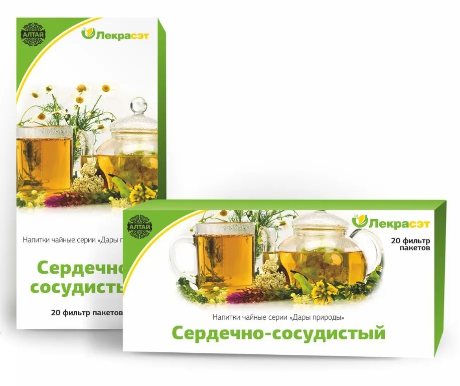 СЕРДЕЧНО СОСУДИСТЫЙ ЧАЙНЫЙ НАПИТОК  1,5 Г №20