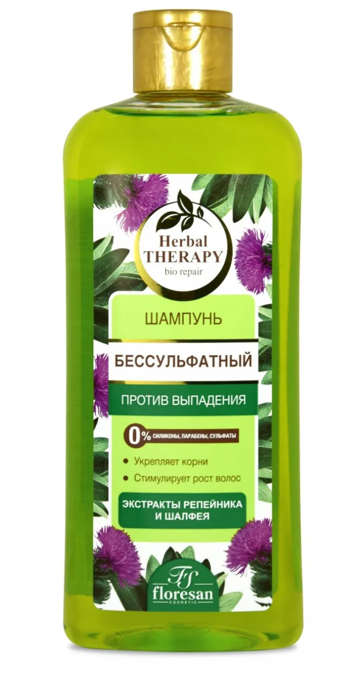 ФЛОРЕСАН HERBAL THERAPY ШАМПУНЬ БЕССУЛЬФАТНЫЙ П/ВЫПАДЕНИЯ (Ф-738) ШАМПУНЬ ДЛЯ ВОЛОС 400 МЛ №1