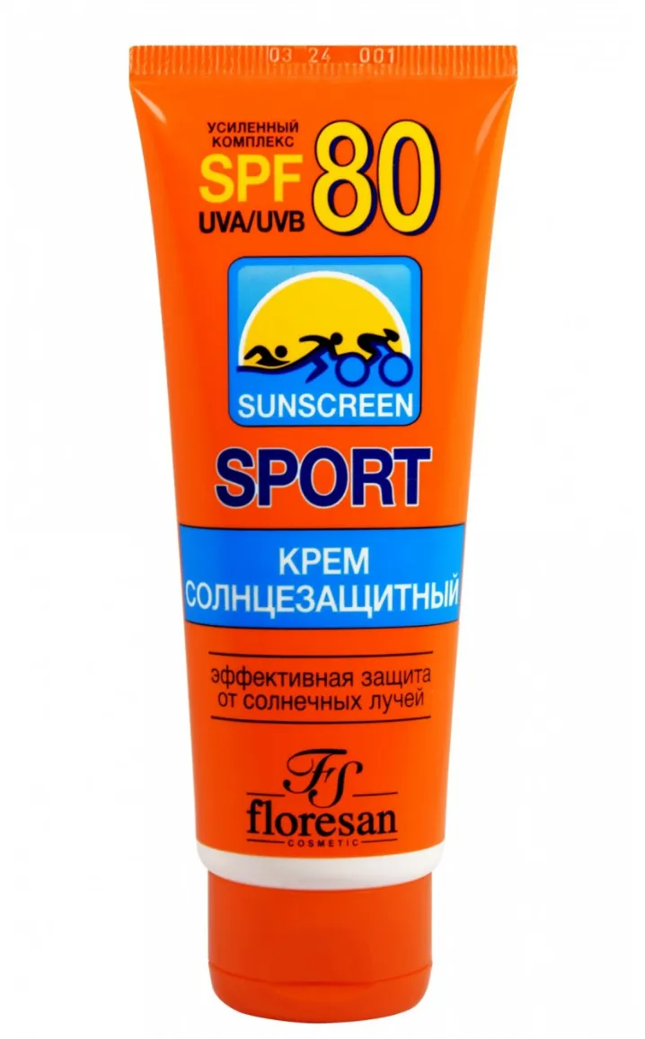 ФЛОРЕСАН SPORT КРЕМ Д/ЛИЦА/ТЕЛА СОЛНЦЕЗАЩИТ SPF80 (Ф-109) КРЕМ СОЛНЦЕЗАЩИТНЫЙ 60 МЛ №1