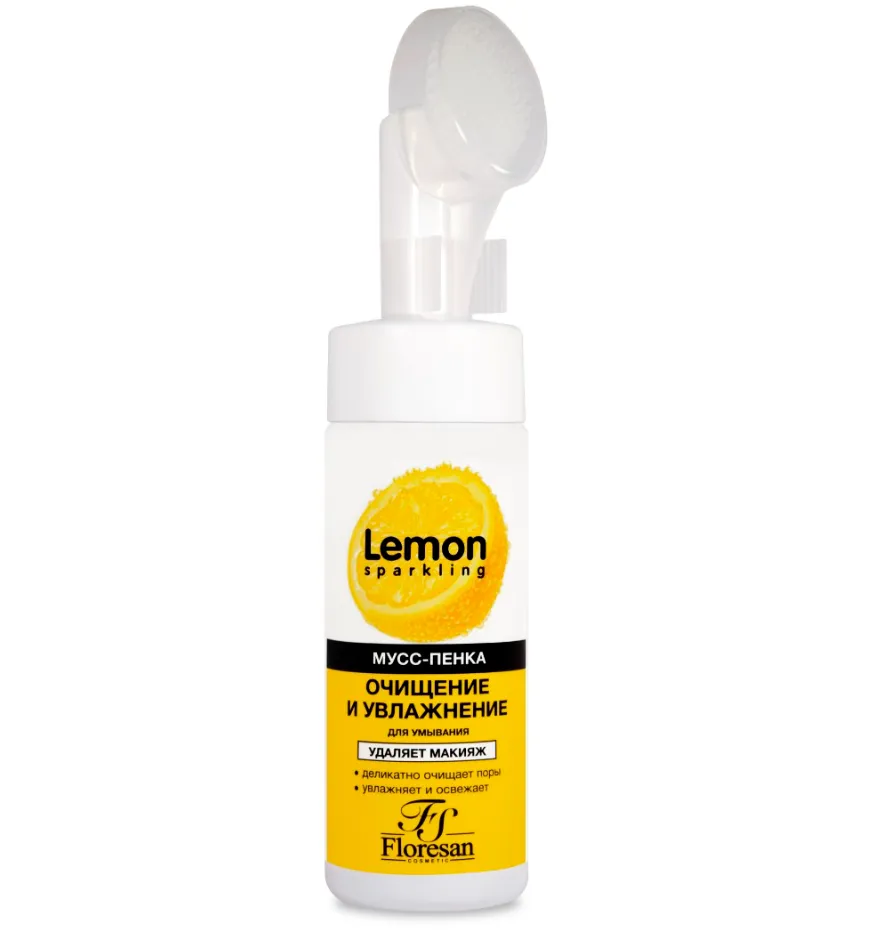 ФЛОРЕСАН SPARKLING LEMON МУСС-ПЕНКА Д/УМЫВАНИЯ ОЧИЩЕНИЕ/УВЛАЖНЕНИЕ (Ф-352) ПЕНКА-МУСС 170 МЛ №1