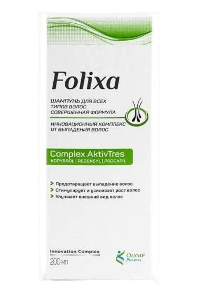 FOLIXA ШАМПУНЬ Д/ВСЕХ ТИПОВ ВОЛОС П/ВЫПАДЕНИЯ ШАМПУНЬ ДЛЯ ВОЛОС  200 МЛ №1