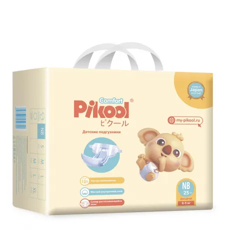 PIKOOL COMFORT ПОДГУЗНИКИ ДЕТСКИЕ Р. NB (0-5КГ) ПОДГУЗНИКИ ДЕТСКИЕ    №25