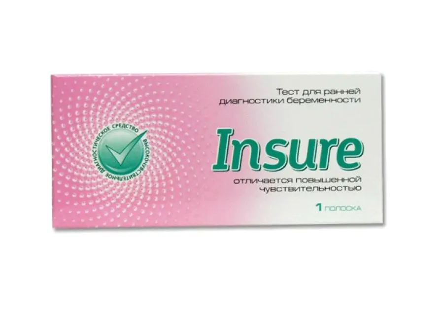 INSURE ТЕСТ НА БЕРЕМЕННОСТЬ ТЕСТ НА БЕРЕМЕННОСТЬ №1