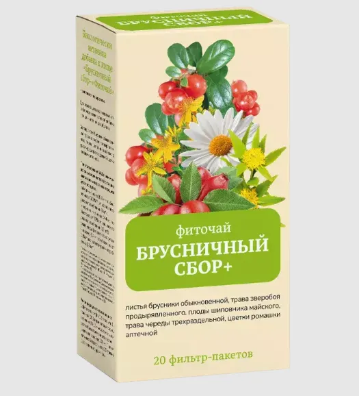 GREEN SIDE БРУСНИЧНЫЙ СБОР+ ФИТОЧАЙ ФИТОЧАЙ 1,5 Г №20