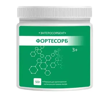 ТМА (АПРЕЛЬ) ФОРТЕСОРБ ПОРОШОК ДЛЯ ПРИГОТОВЛЕНИЯ СУСПЕНЗИИ ДЛЯ ПРИЕМА ВНУТРЬ  50 Г №1