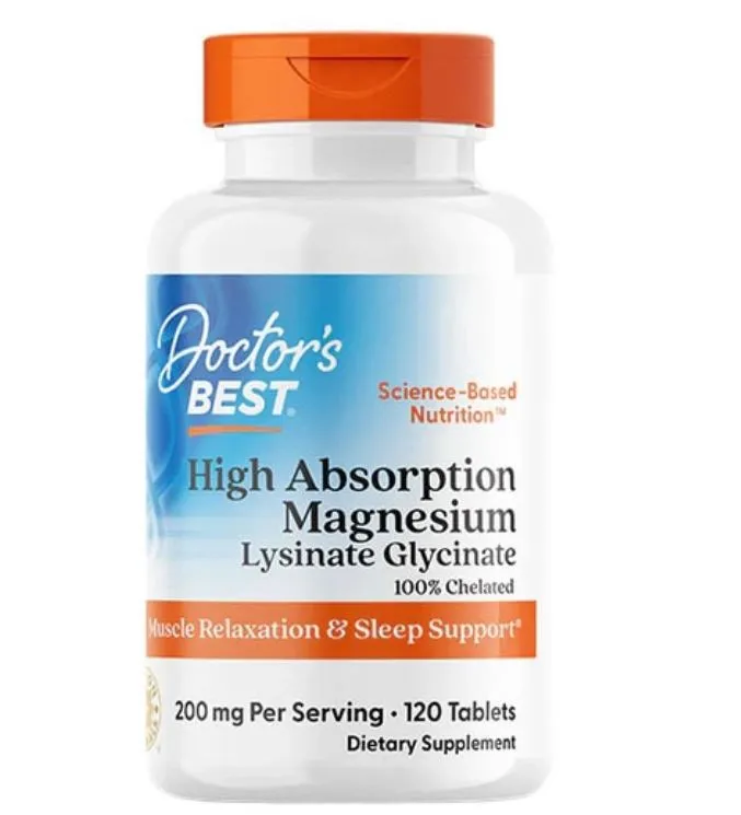 DOCTORS BEST МАГНИЯ ХЕЛАТ ТАБЛЕТКИ 100 МГ 1450 МГ №120