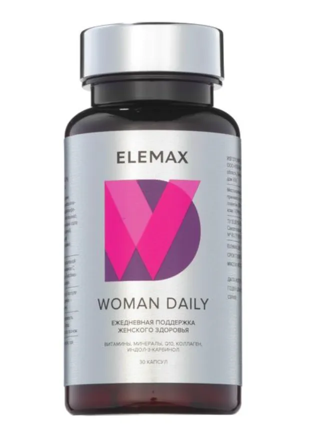 ELEMAX/ЭЛЕМАКС WOMAN DAILY/ВУМЭН ДЕЙЛИ КАПСУЛЫ  450 МГ №30