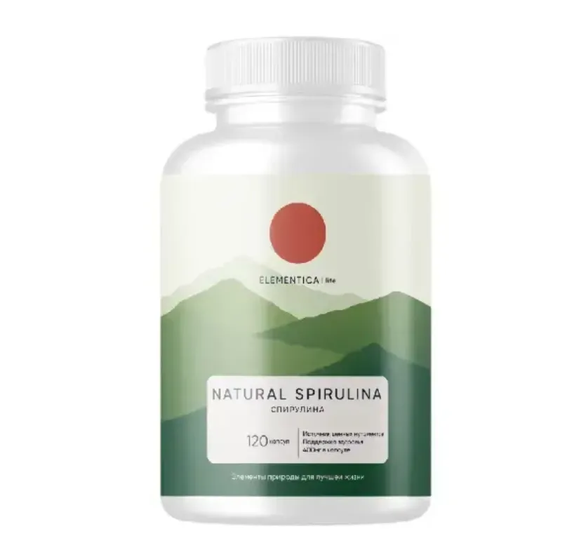 ELEMENTICA ORGANIC/LIFE СПИРУЛИНА КАПСУЛЫ  600 МГ №120