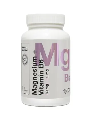 ELENTRA NUTRITION МАГНИЙ+ВИТАМИН B6 КАПСУЛЫ 80 МГ+2 МГ 938 МГ №90