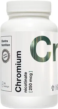 ELENTRA NUTRITION ХРОМА НИКОТИНАТ КАПСУЛЫ 250 МКГ 326 МГ №90