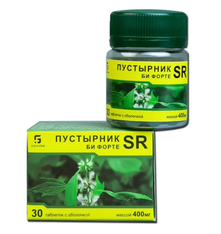 GIGAFARM ПУСТЫРНИК БИ ФОРТЕ SR ТАБЛЕТКИ  400 МГ №30