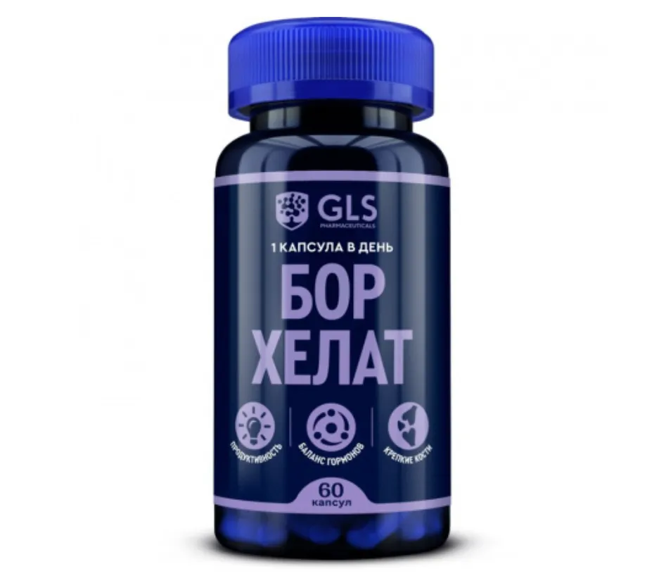 GLS БОР ХЕЛАТ КАПСУЛЫ 400 МГ №60