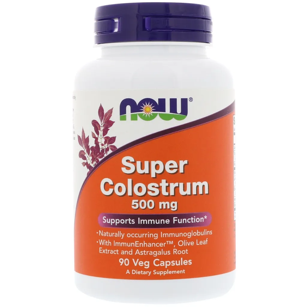 NOW SUPER COLOSTRUM/СУПЕР МОЛОЗИВО КАПСУЛЫ 500 МГ   №90
