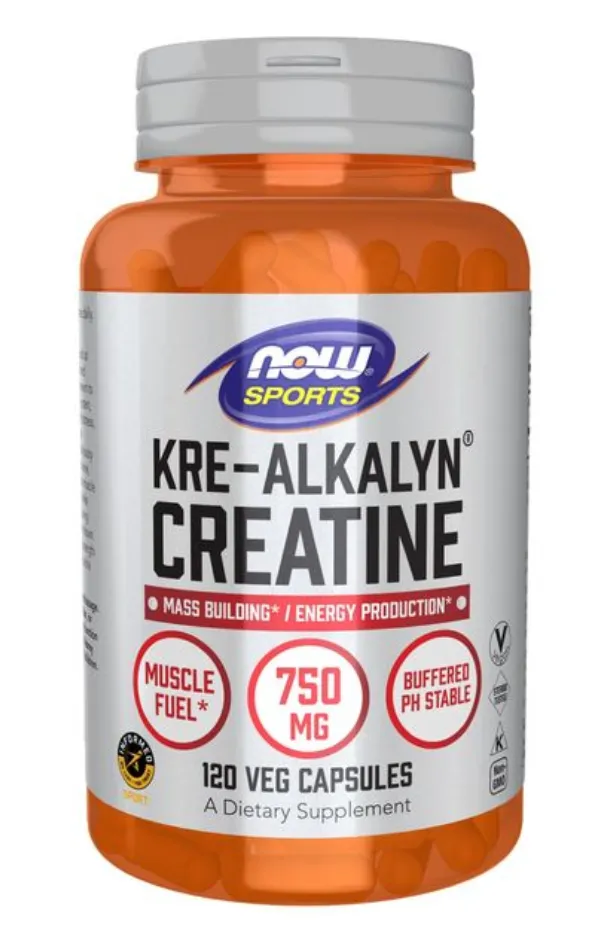 NOW KRE-ALKALYN CREATINE КРЕАТИН КАПСУЛЫ  750 МГ №120