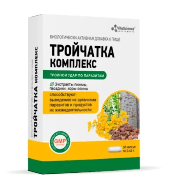 VITALIFE/VITASCIENCE ТРОЙЧАТКА КОМПЛЕКС КАПСУЛЫ  0,42 Г №30