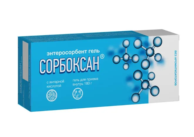 СОРБОКСАН (ЭНТЕРОСОРБЕНТ) ГЕЛЬ ДЛЯ ПРИЕМА ВНУТРЬ 180 Г   №1
