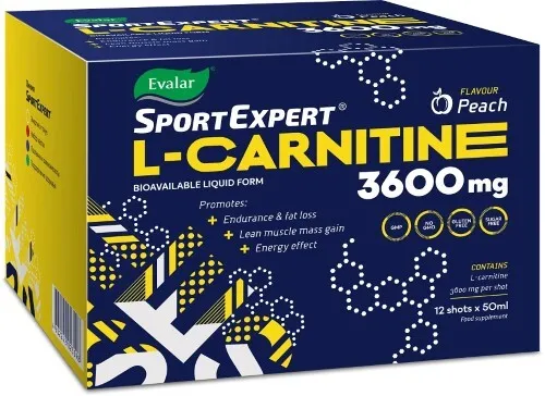 ЭВАЛАР SPORTEXPERT L-CARNITINE (L-КАРНИТИН) НАПИТОК 3600 МГ 50 МЛ №12