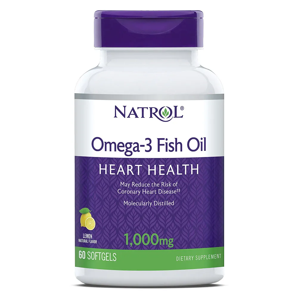 NATROL ОМЕГА-3 РЫБИЙ ЖИР КАПСУЛЫ 1000 МГ   №60