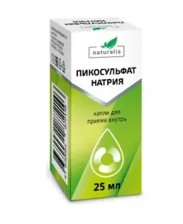 NATURALIS/НАТУРАЛИС ПИКОСУЛЬФАТ НАТРИЯ КАПЛИ ДЛЯ ПРИЕМА ВНУТРЬ 7,5МГ/1МЛ 25 МЛ №1