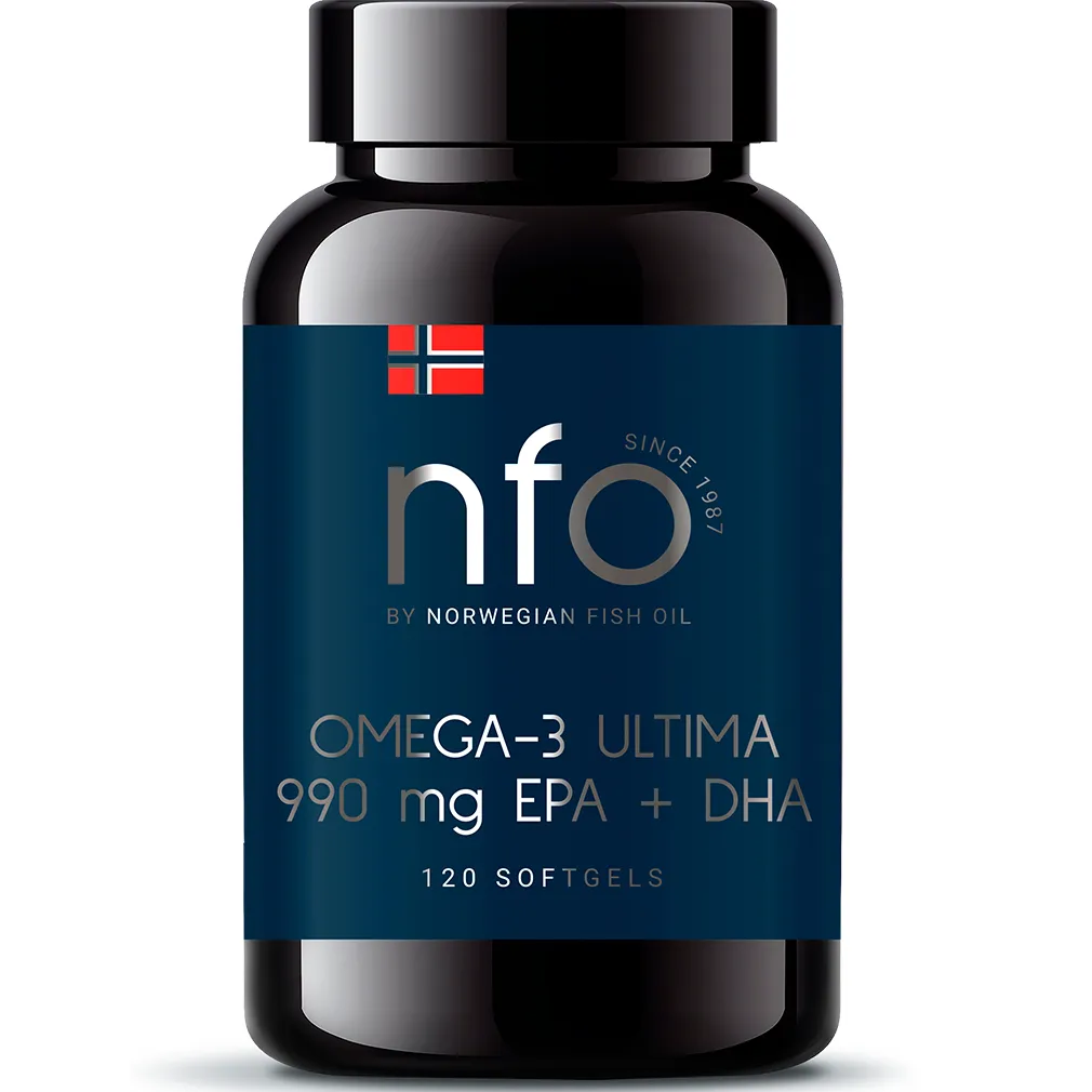 NORWEGIAN FISH OIL (NFO) ОМЕГА-3 УЛЬТИМА КАПСУЛЫ    №120