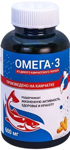 SALMONICA ОМЕГА-3 ИЗ ДИКОГО КАМЧАТСКОГО ЛОСОСЯ КАПСУЛЫ 600 МГ 800 МГ №240