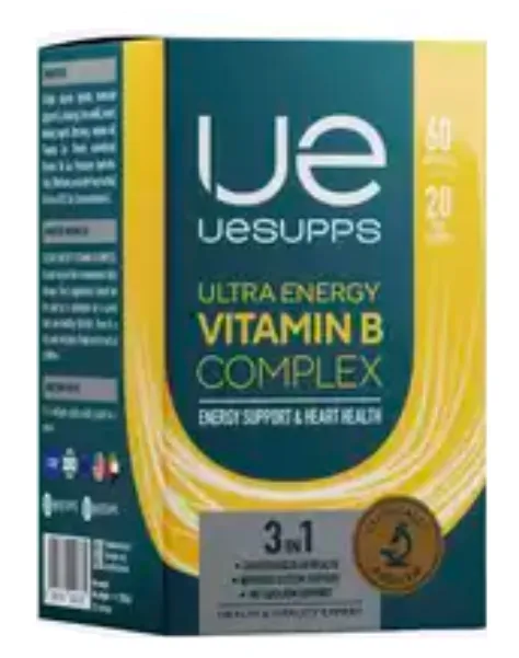 UESUPPS/УЕСАППС ULTRA ENERGY ВИТАМИНЫ ГРУППЫ B КОМПЛЕКС КАПСУЛЫ    №60
