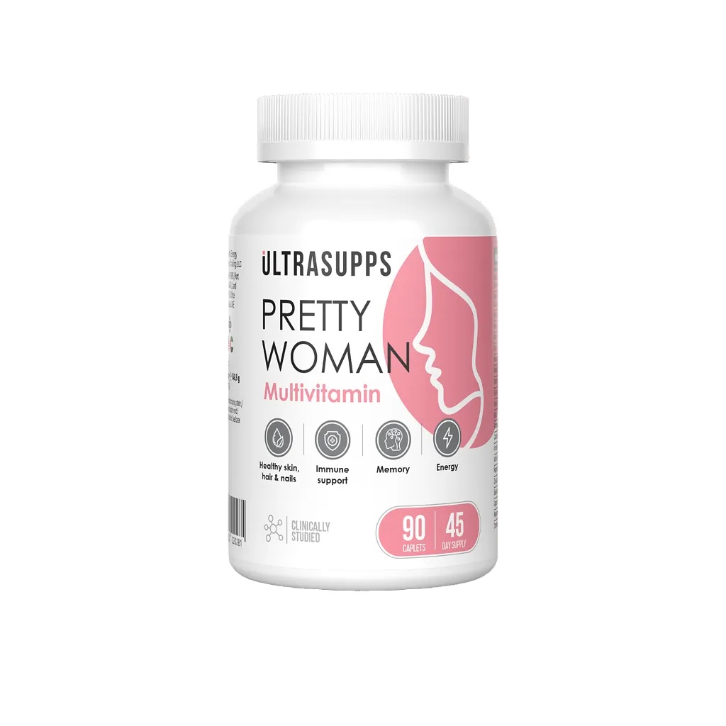 ULTRASUPPS ВИТАМИННО-МИНЕРАЛЬНЫЙ КОМПЛЕКС ДЛЯ ЖЕНЩИН КАПЛЕТЫ  1650 МГ №90