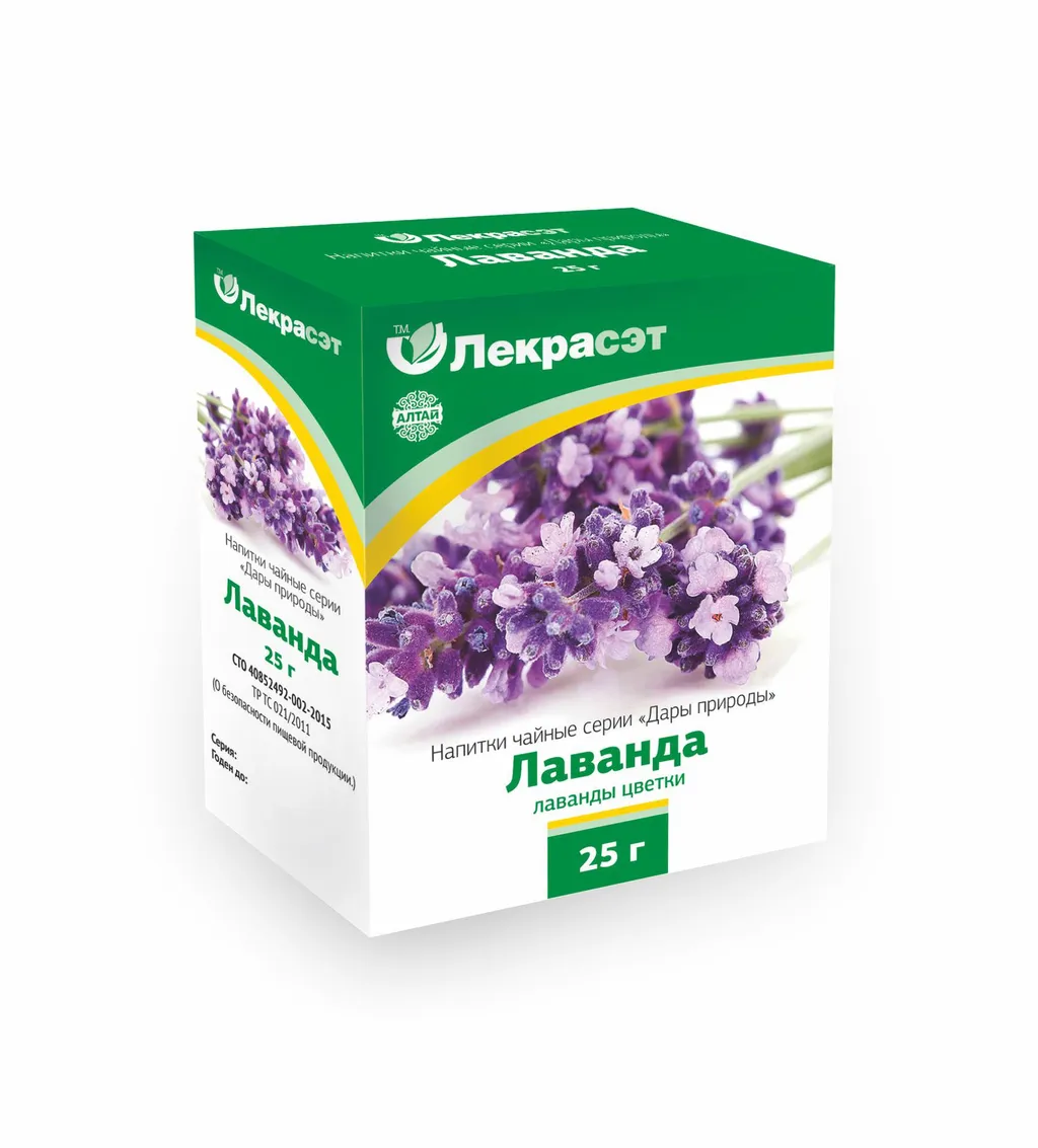 ЛАВАНДА ЦВЕТКИ ЧАЙ 25 Г №1