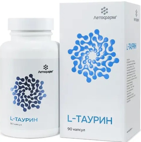 ЛЕТОФАРМ L-ТАУРИН КАПСУЛЫ  700 МГ №90