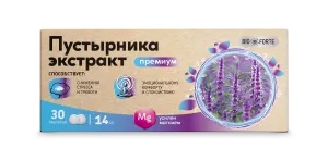 BIOFORTE/BIO FORTE ПУСТЫРНИКА ЭКСТРАКТ ПРЕМИУМ С МАГНИЕМ ТАБЛЕТКИ  0,45 Г №30