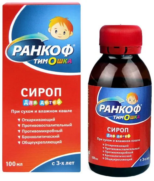 РАНКОФ ТИМОШКА СИРОП  100 МЛ №1
