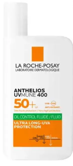 LA ROCHE-POSAY ANTHELIOS UVMUNE 400 ФЛЮИД Д/ЛИЦА СОЛНЦЕЗАЩИТ МАТИР SPF50+/PPD56 КОСМЕТИЧЕСКИЙ ФЛЮИД 50 МЛ №1