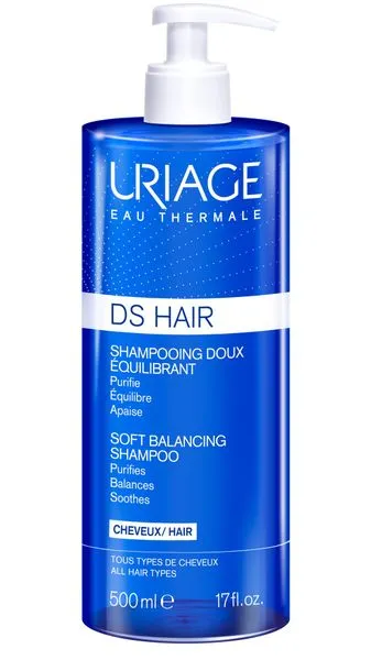URIAGE DS HAIR ШАМПУНЬ МЯГКИЙ БАЛАНСИРУЮЩИЙ ШАМПУНЬ  500 МЛ №1