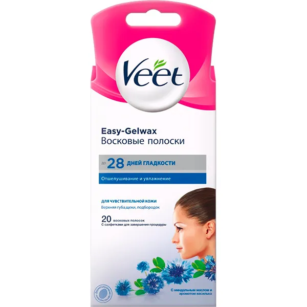 VEET ВОСКОВЫЕ ПОЛОСКИ ДЛЯ ЧУВСТВИТЕЛЬНОЙ КОЖИ ПОЛОСКИ ВОСКОВЫЕ   №20