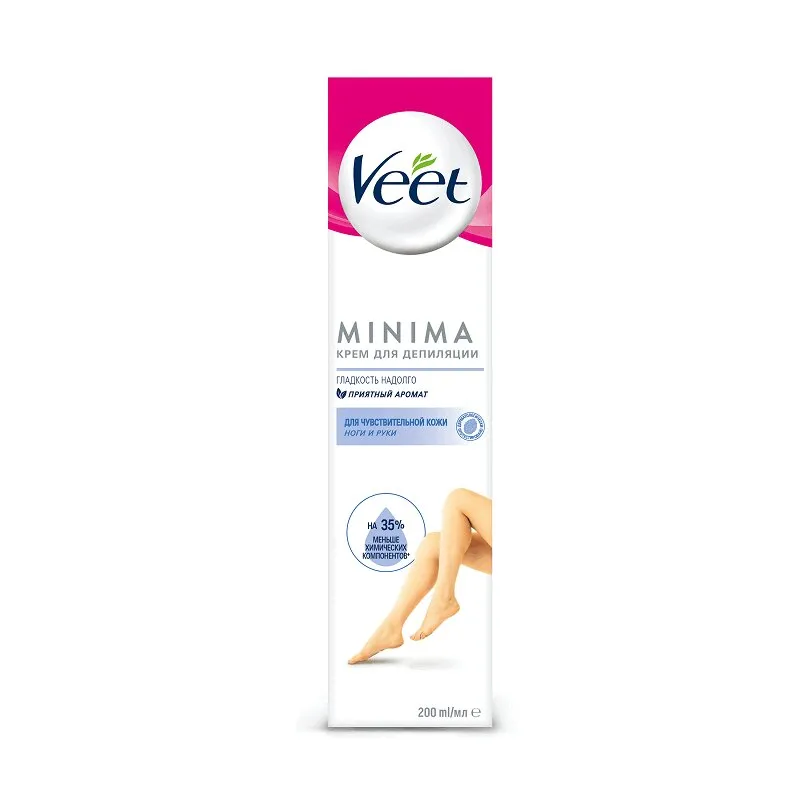 VEET MINIMA КРЕМ ДЛЯ ДЕПИЛЯЦИИ ДЛЯ ЧУВСТВИТЕЛЬНОЙ КОЖИ КРЕМ ДЛЯ ДЕПИЛЯЦИИ 200 МЛ №1