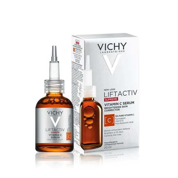 VICHY LIFTACTIV SUPREME СЫВОРОТКА Д/ЛИЦА С ВИТ C15 Д/СИЯНИЯ КОЖИ КОСМЕТИЧЕСКАЯ СЫВОРОТКА  20 МЛ №1