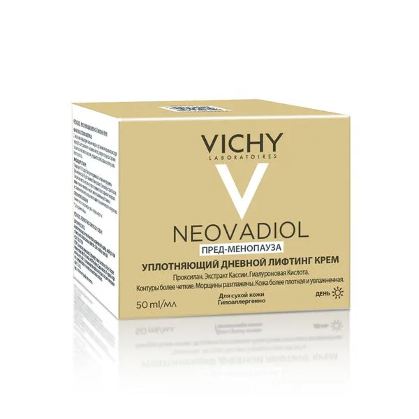 VICHY NEOVADIOL КРЕМ Д/ЛИЦА ПРЕД-МЕНОПАУЗА ДЕНЬ Д/СУХОЙ КОЖИ ЛИФТИНГ УПЛОТНЯЮЩИЙ КОСМЕТИЧЕСКИЙ КРЕМ  50 МЛ №1
