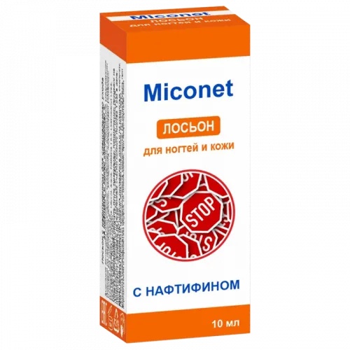 ТМА (АПРЕЛЬ) МИКОНЕТ ЛОСЬОН Д/КОЖИ И НОГТЕЙ ЛОСЬОН  10 МЛ №1