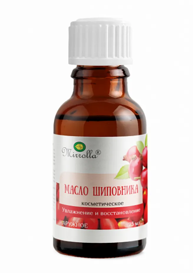 МАСЛО ШИПОВНИКА МИРРОЛЛА КОСМЕТИЧЕСКОЕ КОСМЕТИЧЕСКОЕ МАСЛО 25 МЛ №1