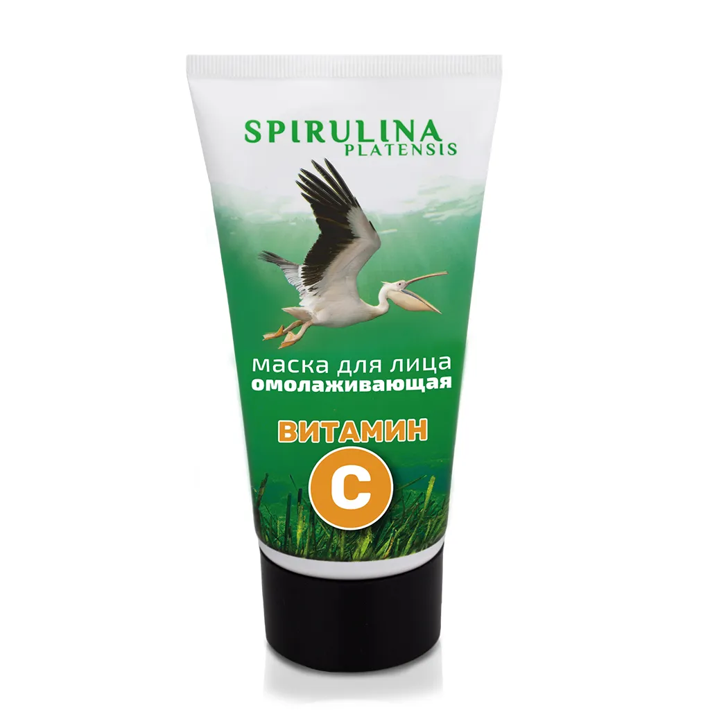 СПИРУЛИНА-ФИТОСИЛА/SPIRULINA PLATENSIS МАСКА Д/ЛИЦА ОМОЛАЖИВАЮЩАЯ С ВИТАМИНОМ С МАСКА ДЛЯ ЛИЦА  150 МЛ №1