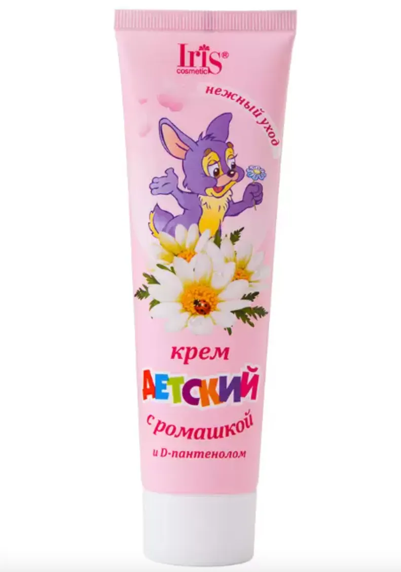 IRIS COSMETIC ДЕТСКАЯ СЕРИЯ КРЕМ ДЕТСКИЙ С РОМАШКОЙ И D-ПАНТЕНОЛОМ КОСМЕТИЧЕСКИЙ КРЕМ 100 МЛ №1