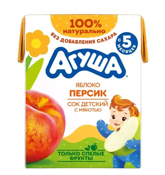 АГУША СОК СОК ДЕТСКИЙ 200 МЛ №1