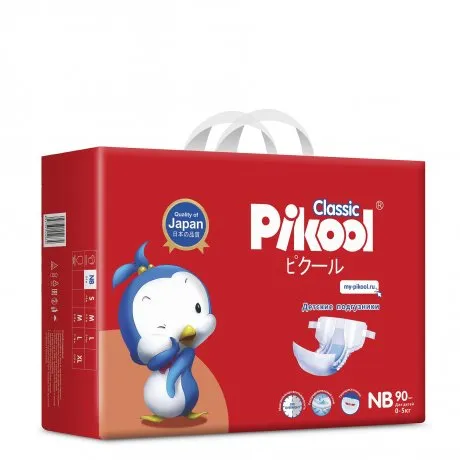 PIKOOL CLASSIC ПОДГУЗНИКИ ДЕТСКИЕ Р. NB (0-5КГ) ПОДГУЗНИКИ ДЕТСКИЕ    №90