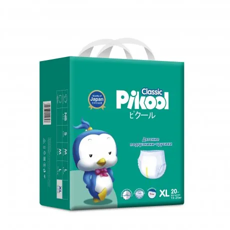 PIKOOL CLASSIC ПОДГУЗНИКИ-ТРУСИКИ ДЕТСКИЕ Р. XL (15-25КГ) ПОДГУЗНИКИ ДЕТСКИЕ-ТРУСЫ №20