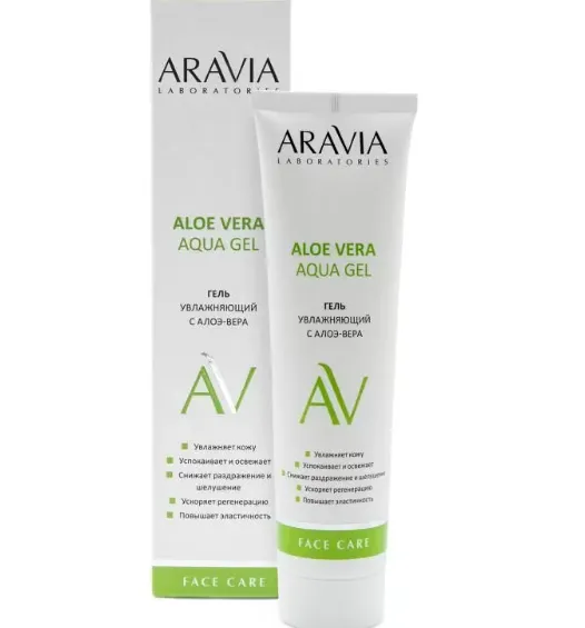 ARAVIA LABORATORIES ГЕЛЬ Д/ЛИЦА УВЛАЖНЯЮЩИЙ С АЛОЭ ВЕРА ГЕЛЬ ДЛЯ ЛИЦА 100 МЛ №1