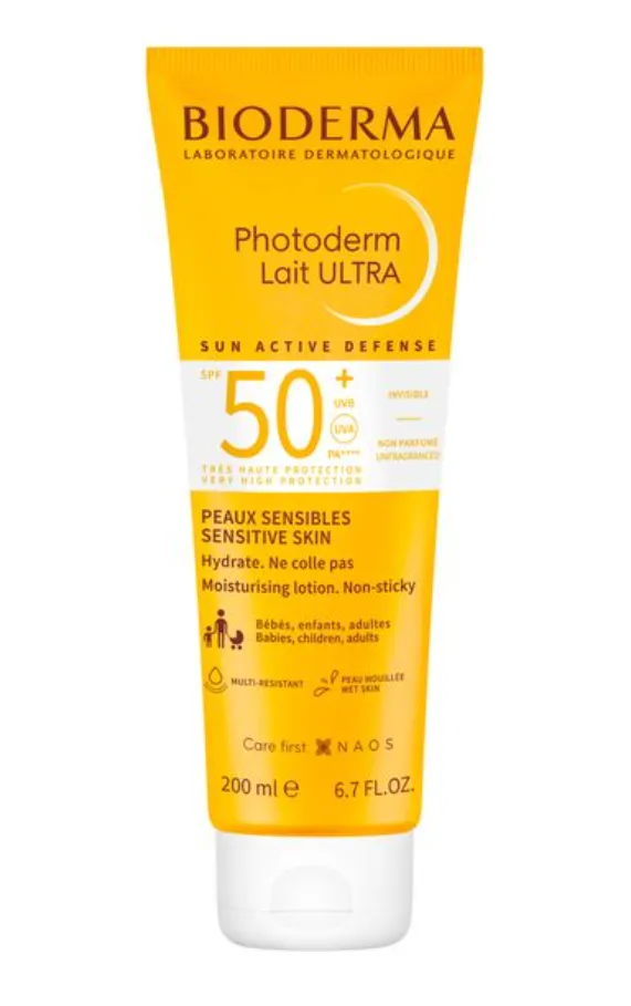 BIODERMA PHOTODERM ULTRA МОЛОЧКО Д/ЛИЦА И ТЕЛА СОЛНЦЕЗАЩИТНОЕ SPF50+ КОСМЕТИЧЕСКОЕ МОЛОЧКО 200 МЛ №1
