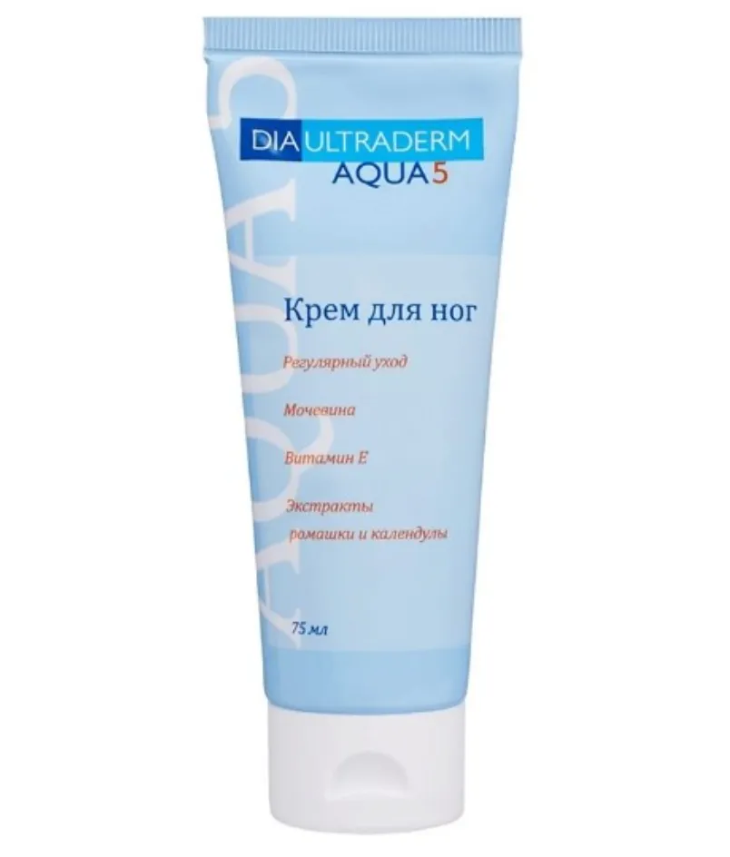 DIAULTRADERM AQUA 5 КРЕМ ДЛЯ НОГ КРЕМ ДЛЯ НОГ 75 МЛ №1