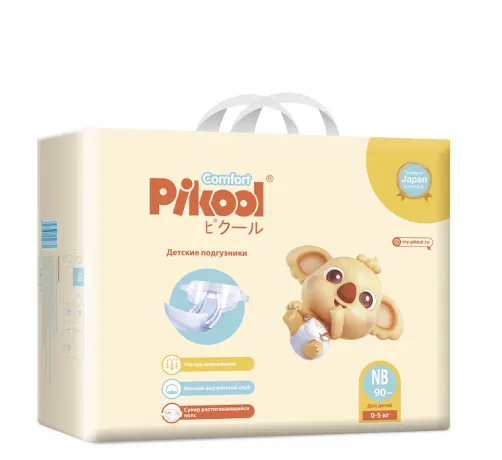 PIKOOL COMFORT ПОДГУЗНИКИ ДЕТСКИЕ Р. NB (0-5КГ) ПОДГУЗНИКИ ДЕТСКИЕ    №90