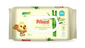 PIKOOL COMFORT САЛФЕТКИ ВЛАЖНЫЕ ДЕТСКИЕ ЭКСТРАКТ АЛОЭ/КАЛЕНДУЛЫ САЛФЕТКИ ВЛАЖНЫЕ ДЕТСКИЕ    №80